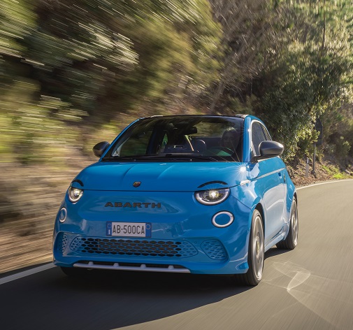 Abarth 500 צבע כחול