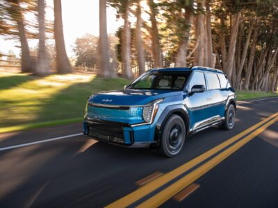 Kia EV9 צבע כחול