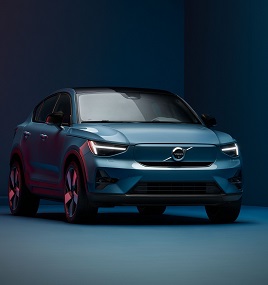 Volvo C40 צבע כחול