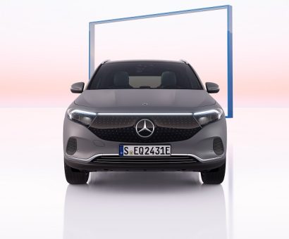 Mercedes-Benz EQA 250+. Exterieur: Mountaingrau Magno, Interieur: ARTICO sagegrey/ schwarz 

Mercedes-Benz EQA 250+. Exterior: Mountain grey magno, Interior: ARTICO sagegrey/black